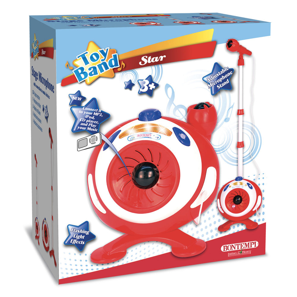 Toy Band Star Adjustable Microphone Stand