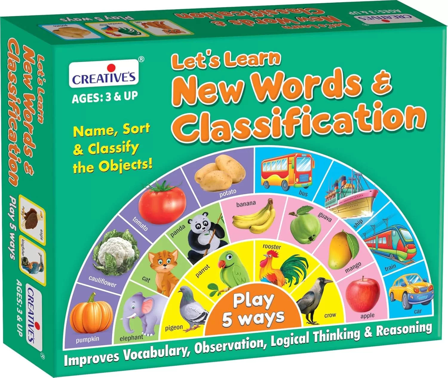 Let's Learn New Words & Classification Educational Game