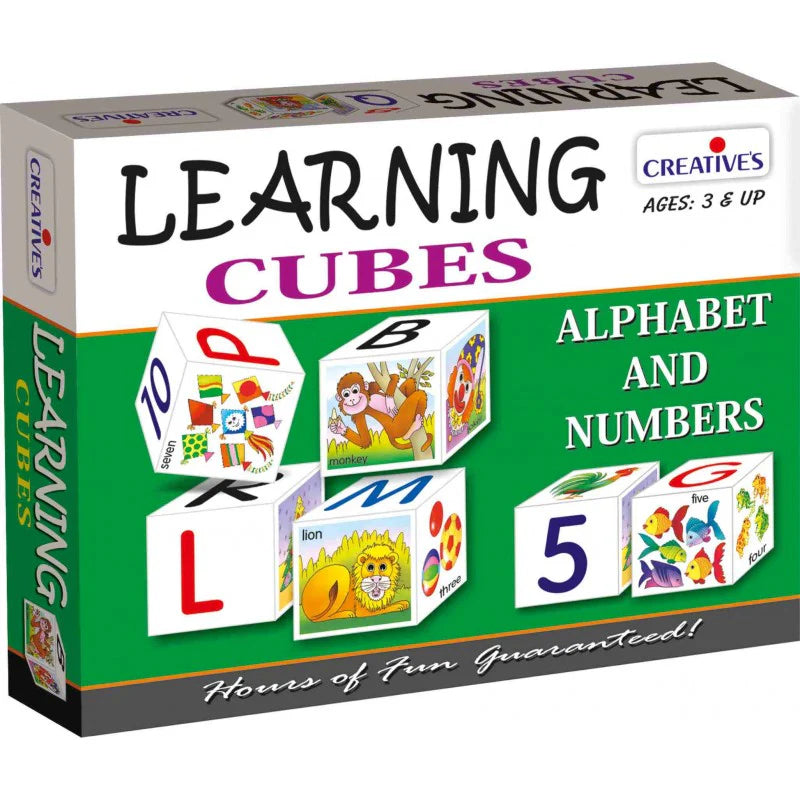 Learning Cubes Alphabet And Numbers