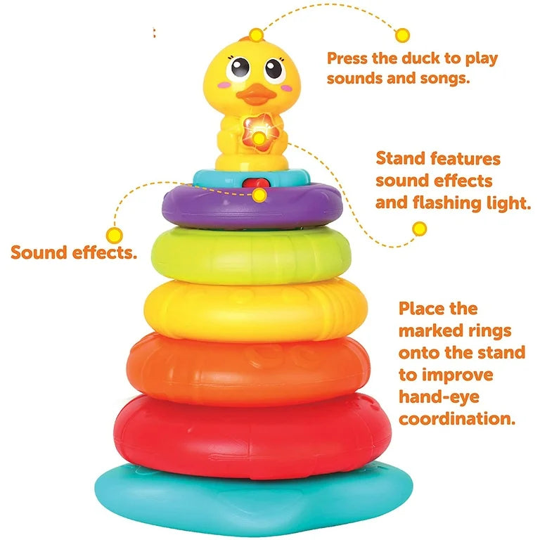 Little Rainbow Duck Stacking Toy