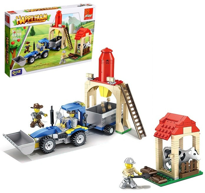 Happy Cow Farm Building Block Series