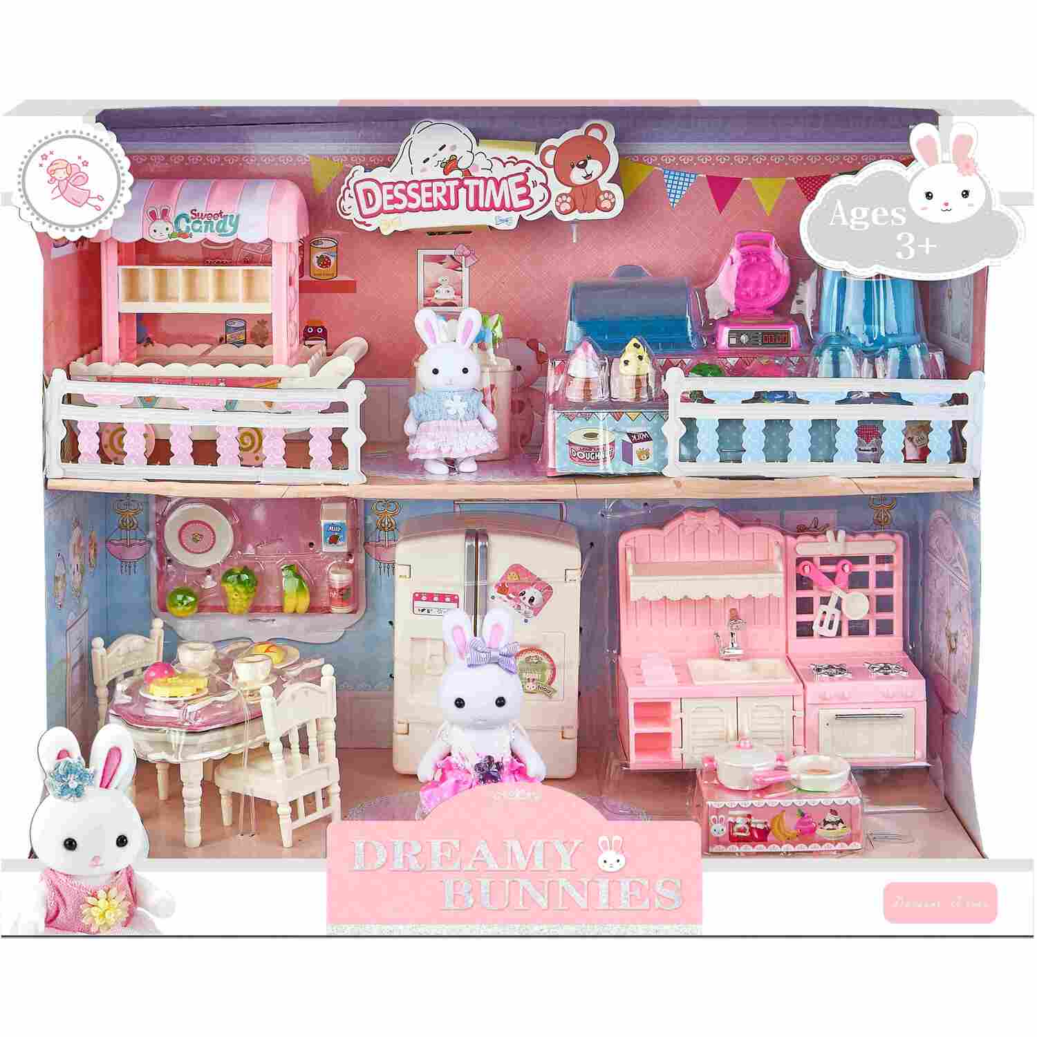 Dreamy Bunnies Dessert Time Playhouse Set