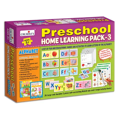 Creatives Preschool Home Learning Pack 3 Alphabet