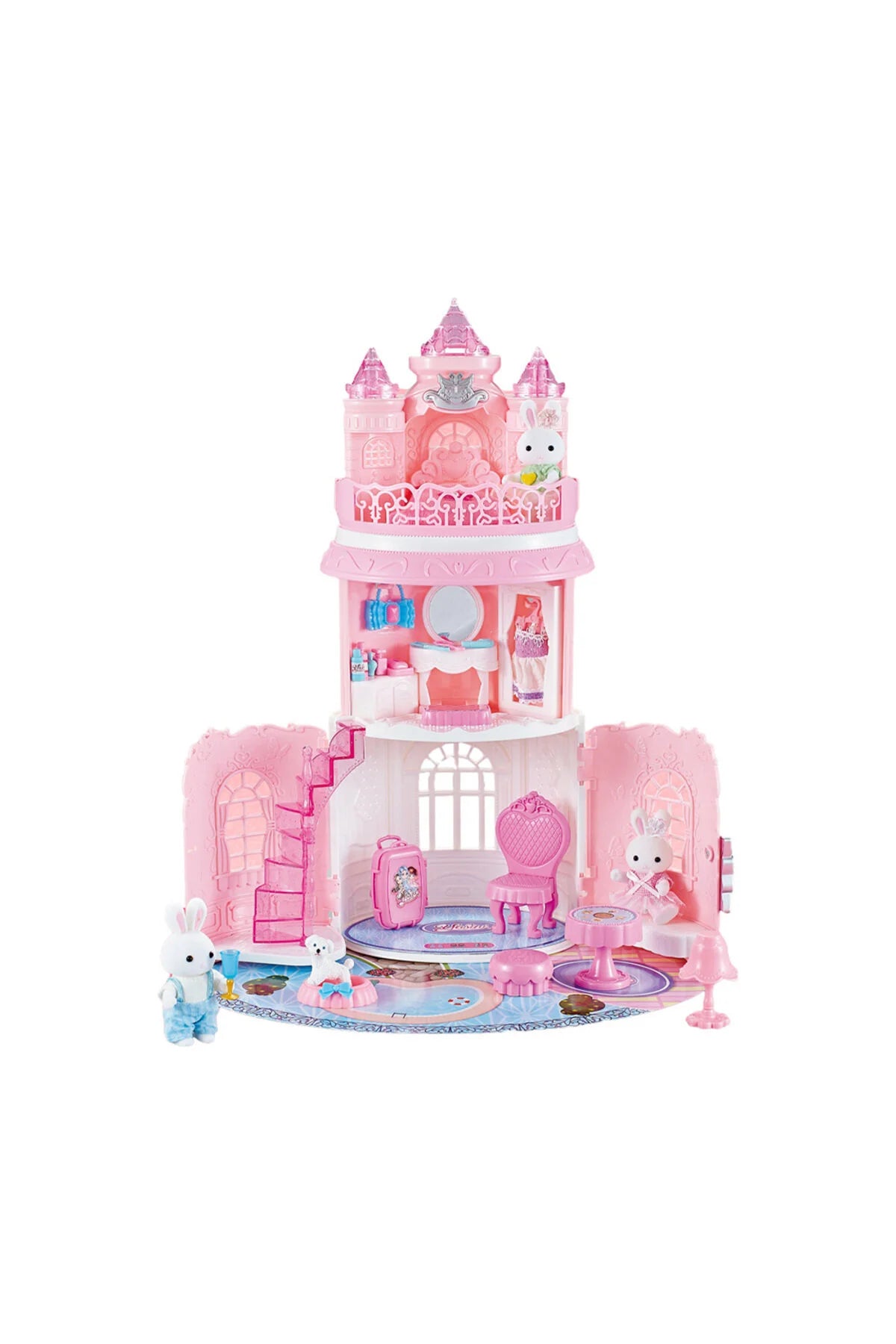 Bay Dreamy Princess Castle Playhouse with Bunny Doll