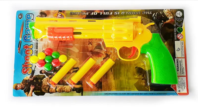 Corner Shoot Game Soft Bullet & Ball Gun