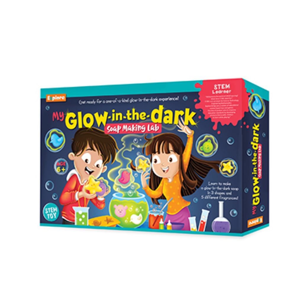 My Glow In The dark Soap Making Lab