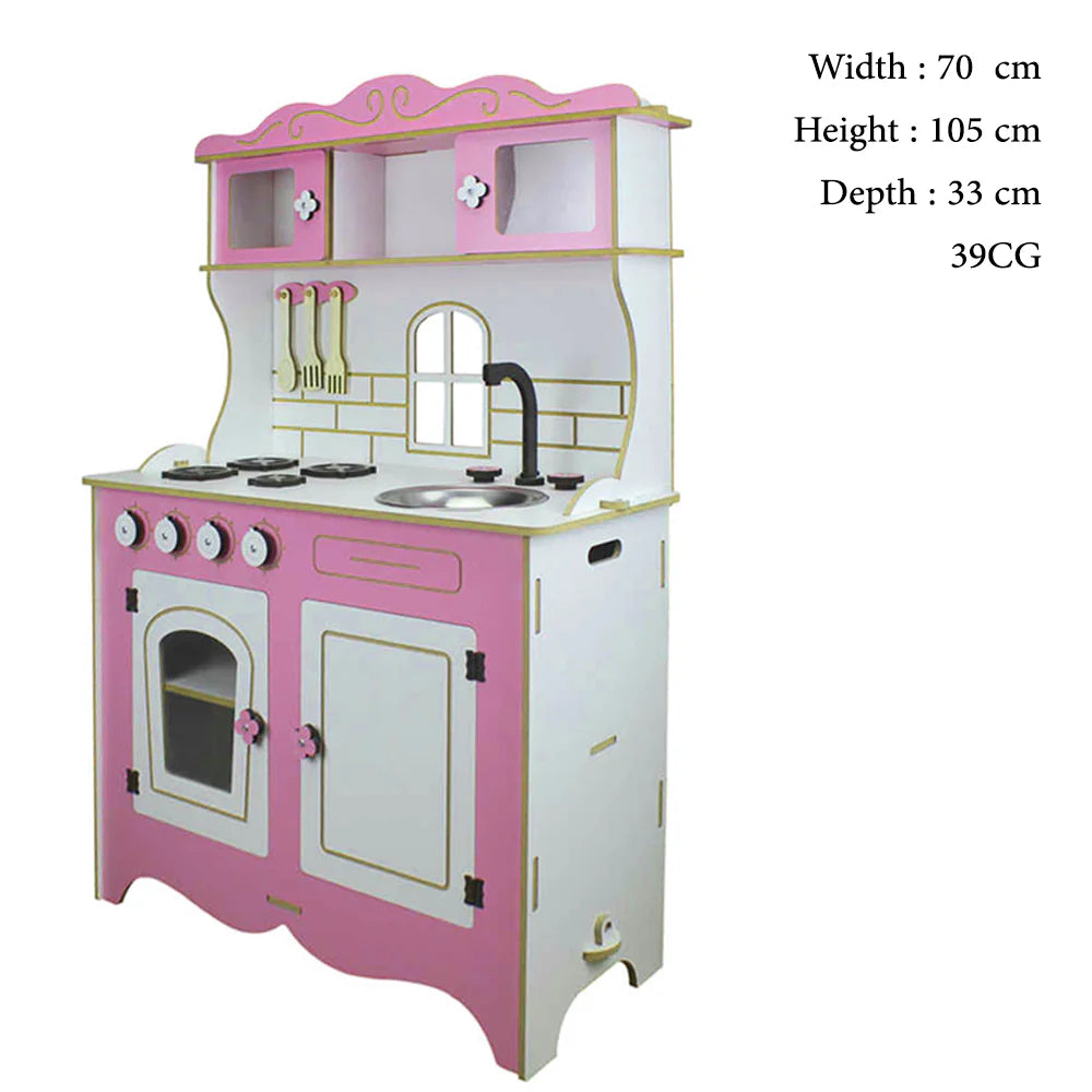 Children's Wooden Kitchen Play Set