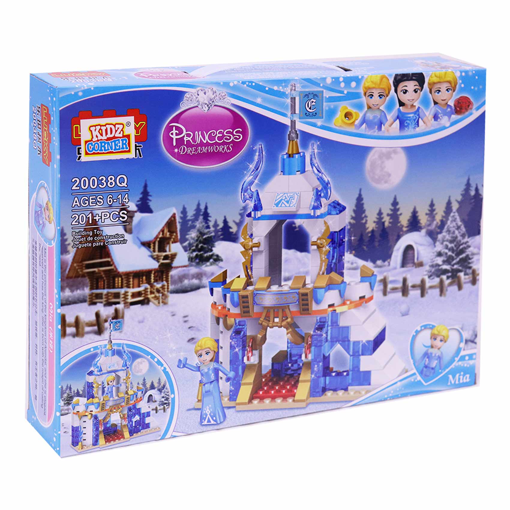 "Lucky Princess Mia 'Ice Tower'"Building Block Set