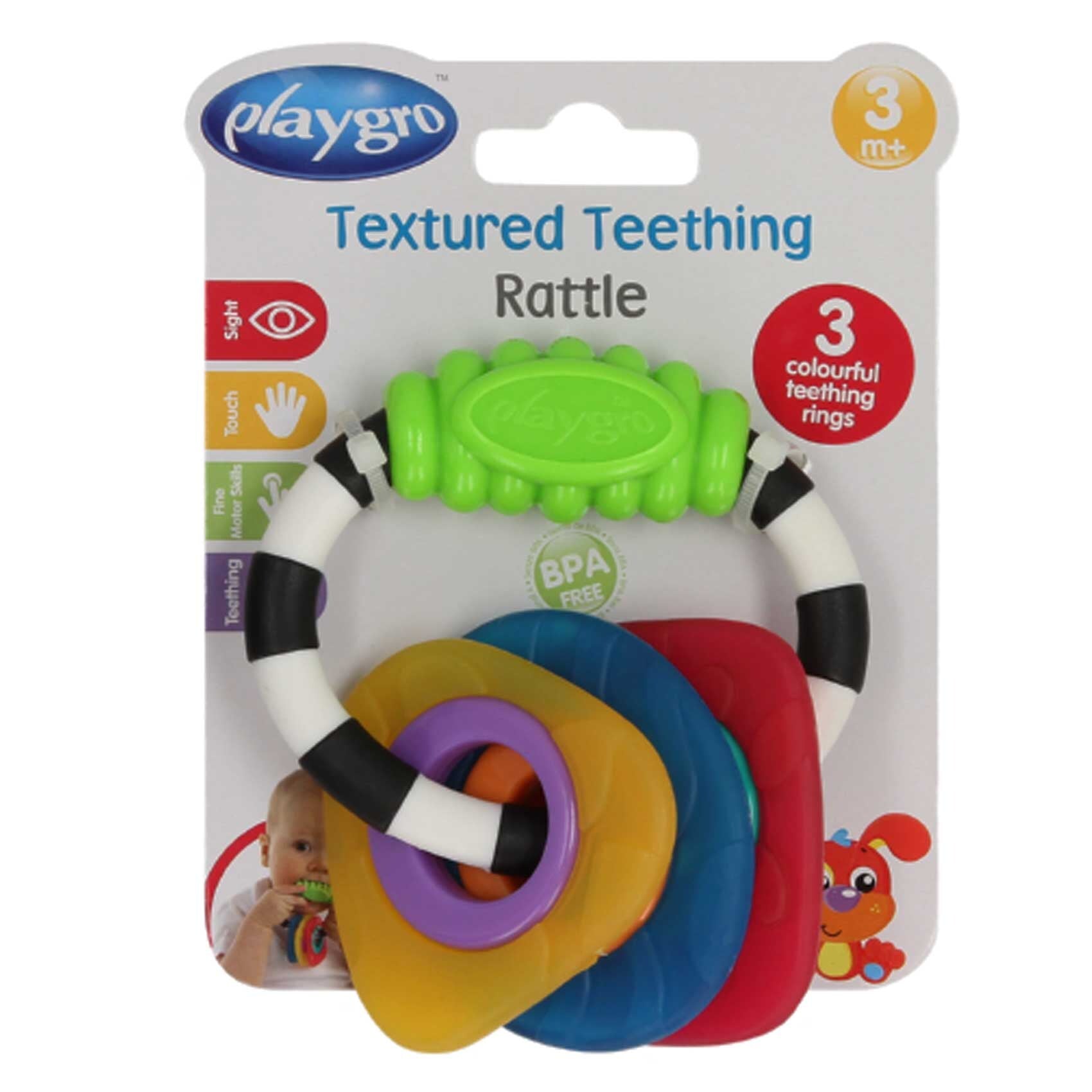 Textured Teething Rattle