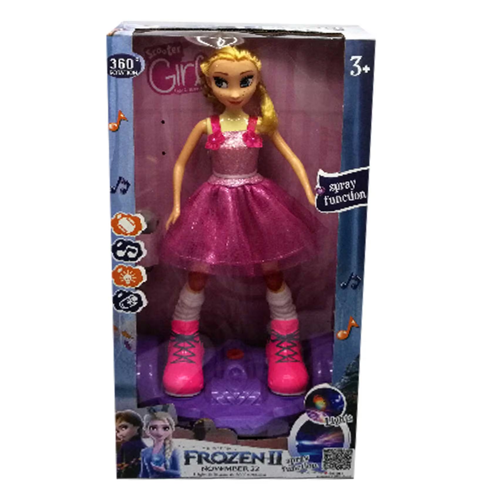 Frozen On A Scooter Toy