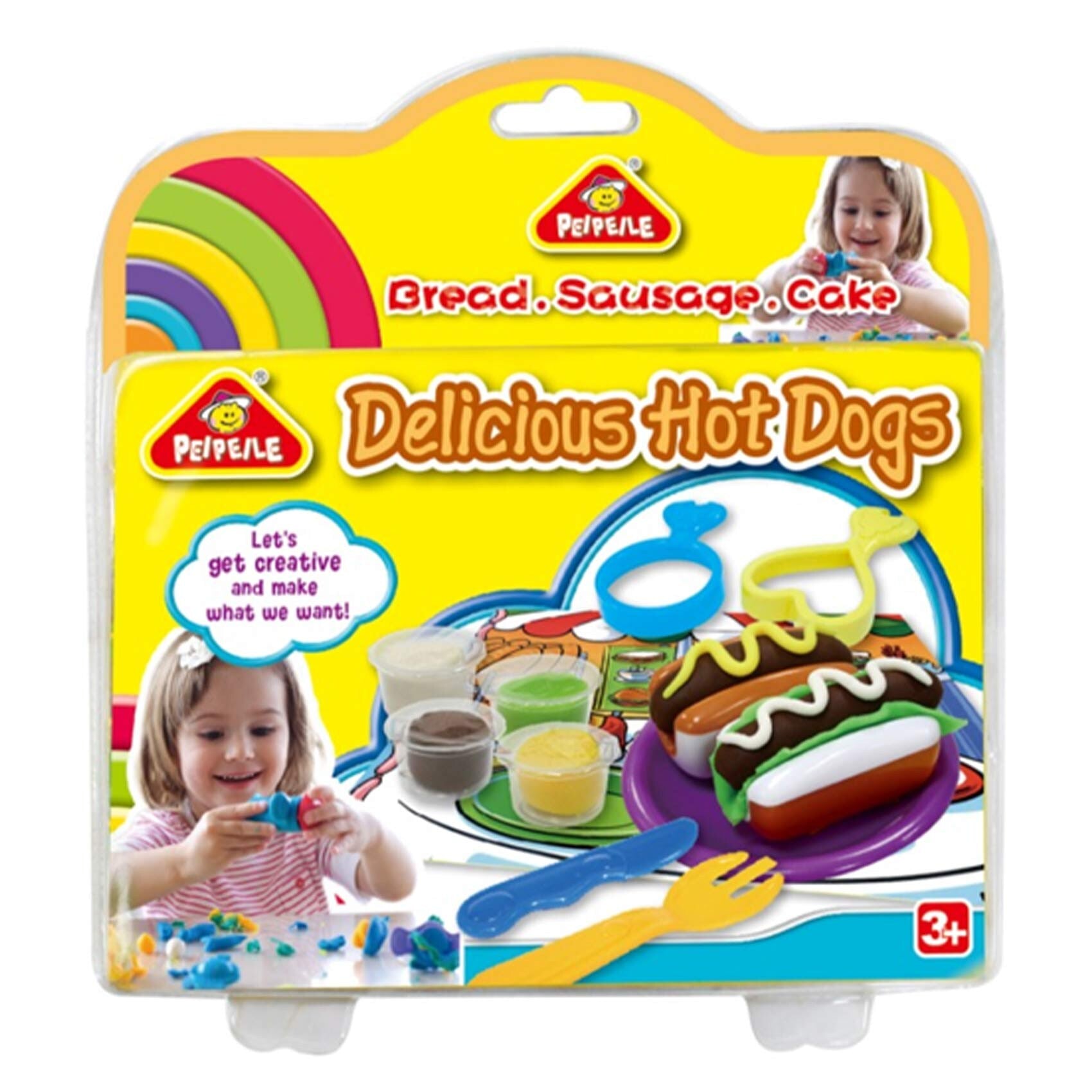 Peipeile Delicious Hot Dogs Play Dough