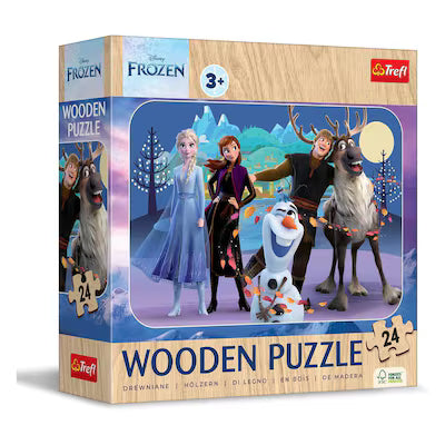 Trefl Disney Frozen 24-piece wooden puzzle.