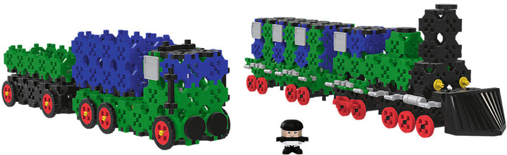 Trefl – Connect s 2 in 1 Set Train / Truck with Trail