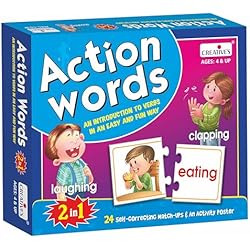 Action Words And Puzzle