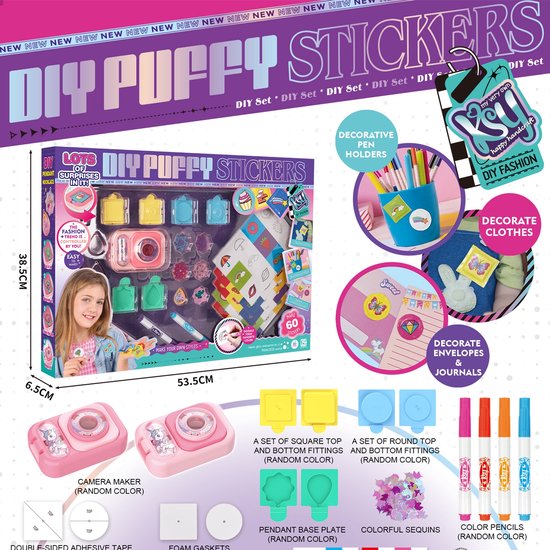 DIY Puffy Stickers Kit