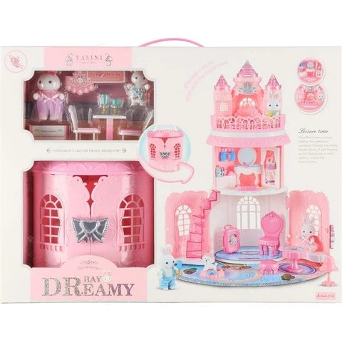 Bay Dreamy Princess Castle Playhouse with Bunny Doll