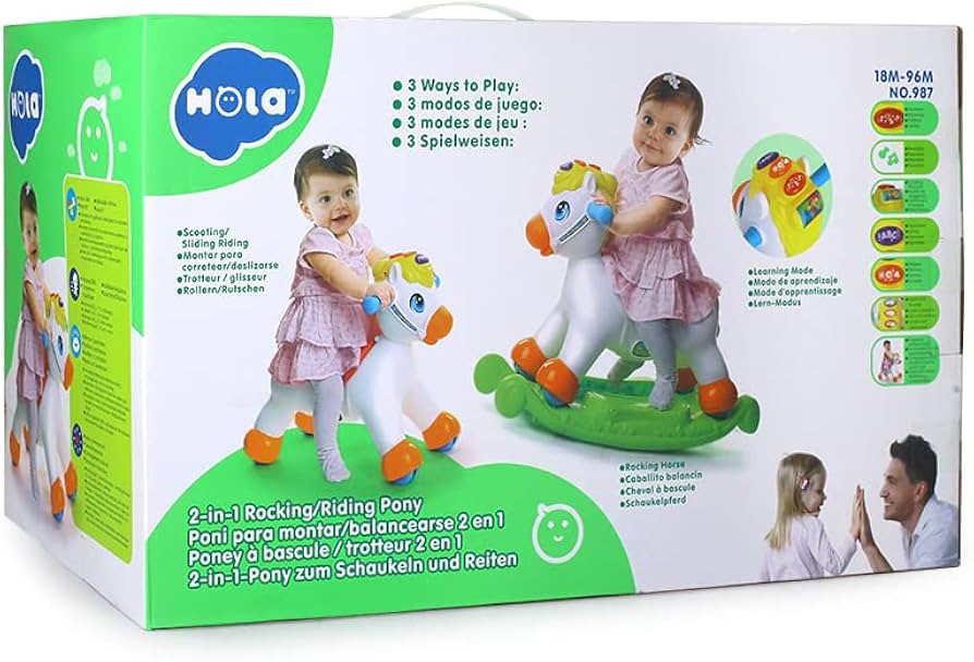 2 In 1 Rocking And Riding Pony