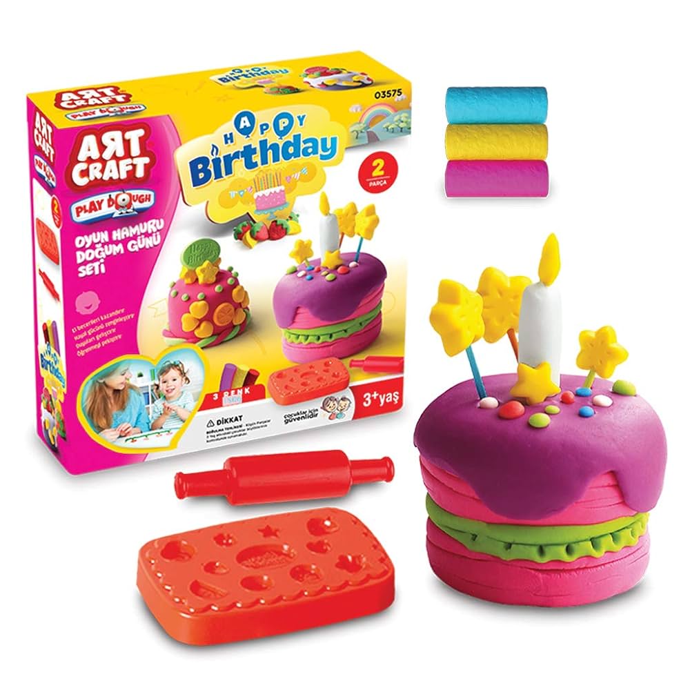 Dede Art Craft Birthday Play Dough Set