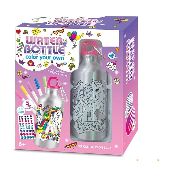 Unicorn Water Bottle Painting Kit