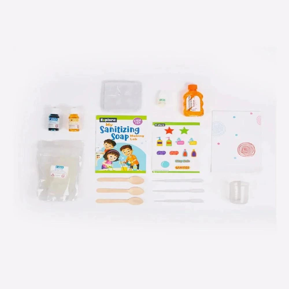 My Sanitizing Soap Making Lab