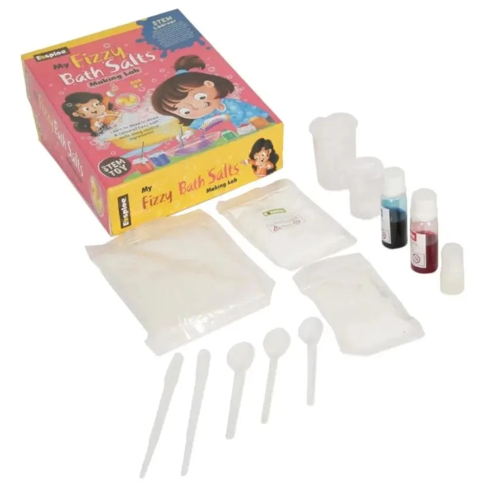 My Fizzy Bath Salts Making Lab