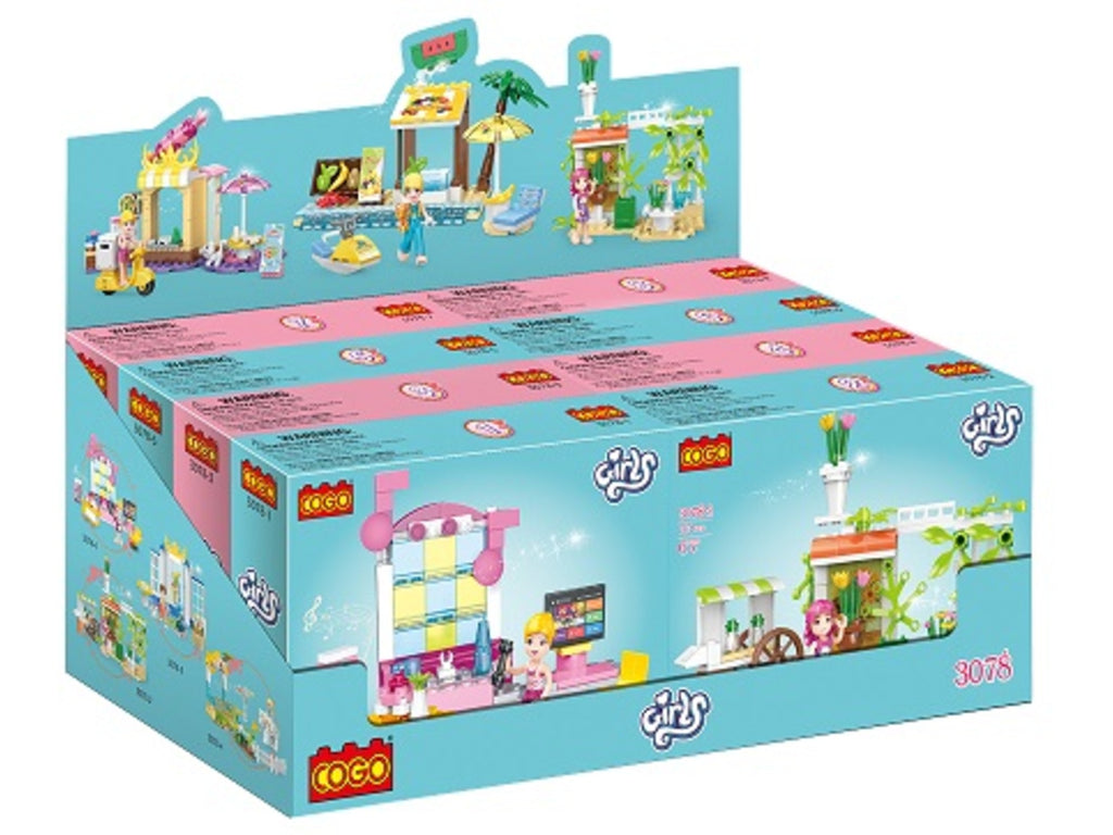 Cogo Building Block Set Series For Girls