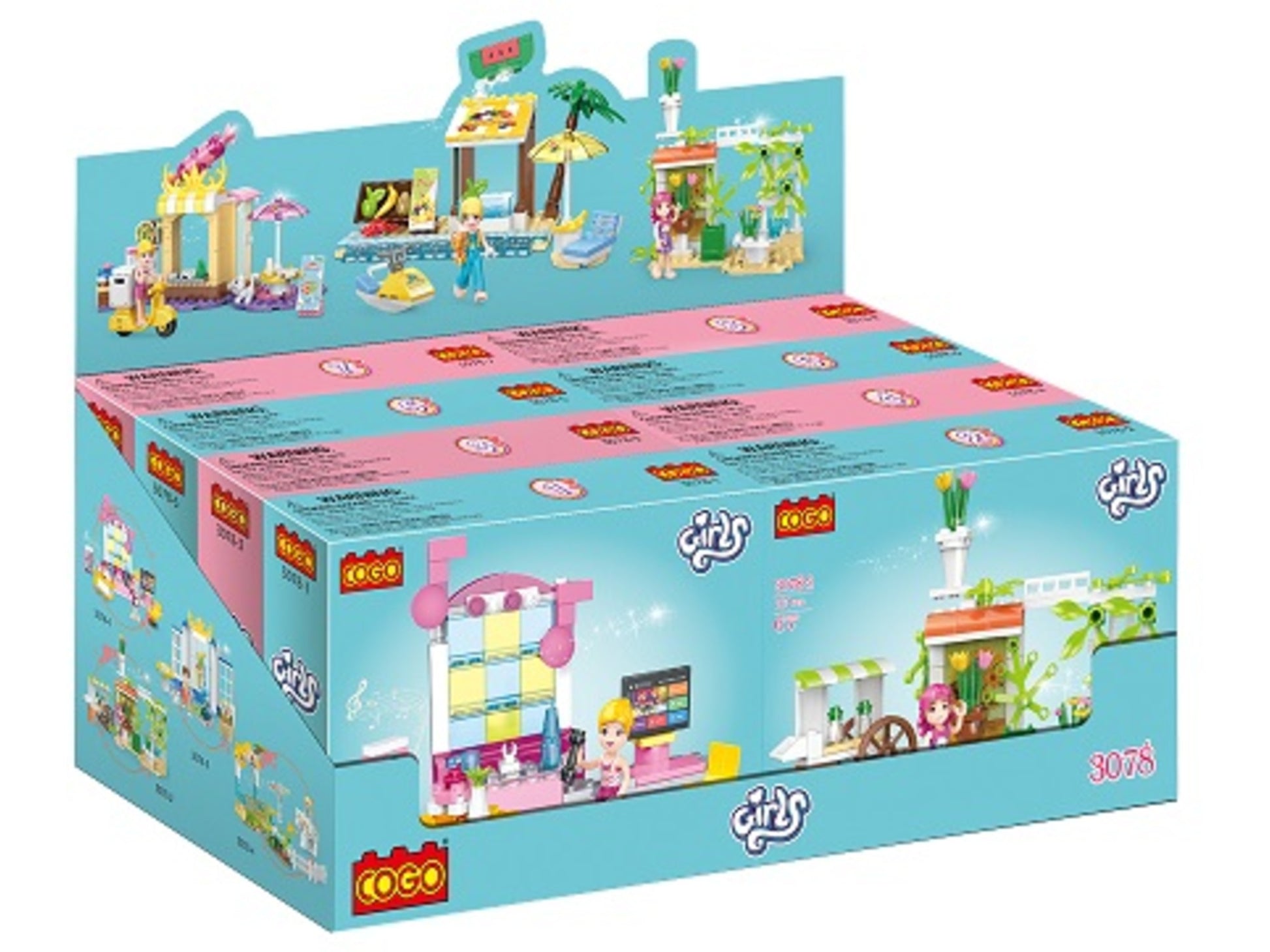 Cogo Building Block Set Series For Girls