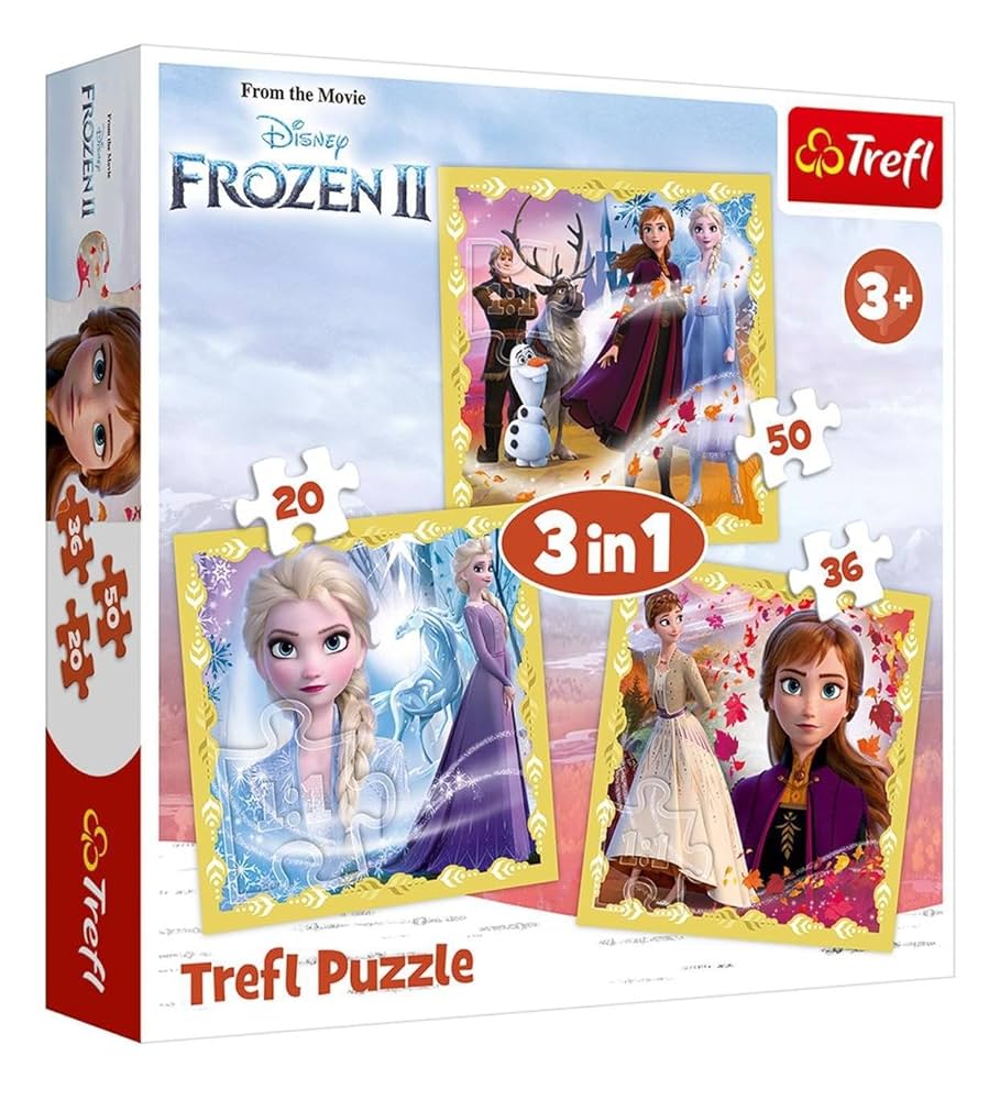 Trefl Frozen 3in1 jigsaw puzzle set