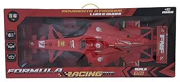 Friction-Powered Toy Formula Racing Car