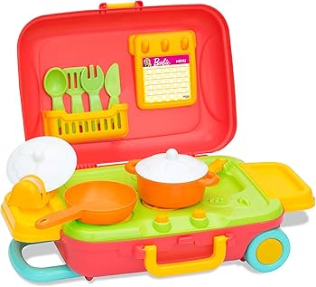 Dede Barbie Kitchen Set Luggage Toy Set
