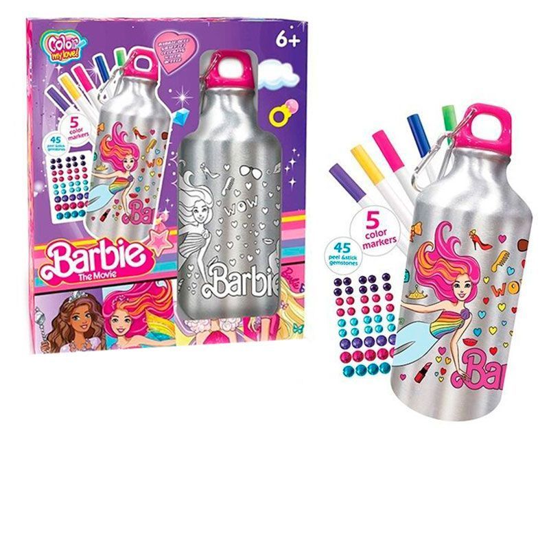 Barbie  Water Bottle Painting Kit