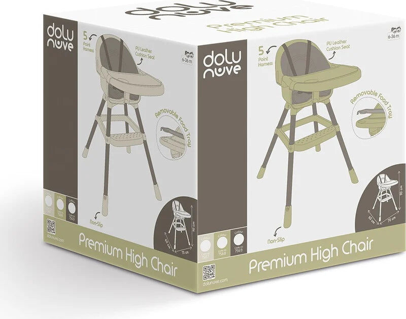 Premium Relax High Chair -Beije