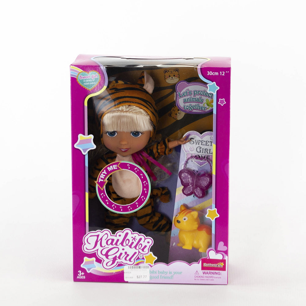 Kaibibi Girl Doll With An Animal Set