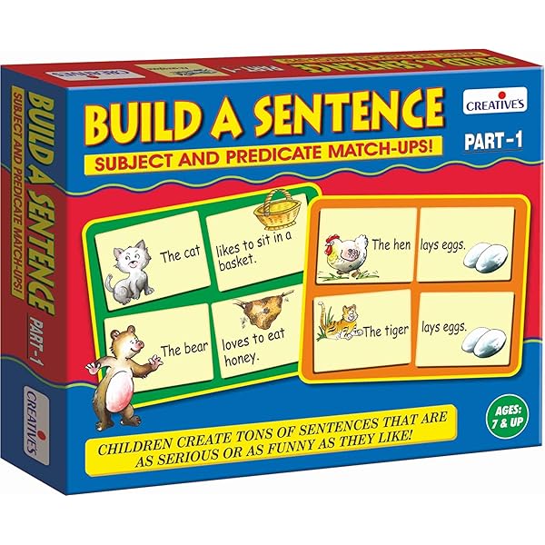 Build a Sentence Part 1 Subject and Predicate Match Up