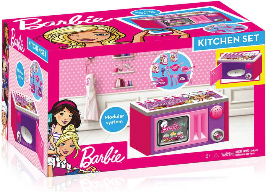 Dolu Barbie Microwave Oven Toy
