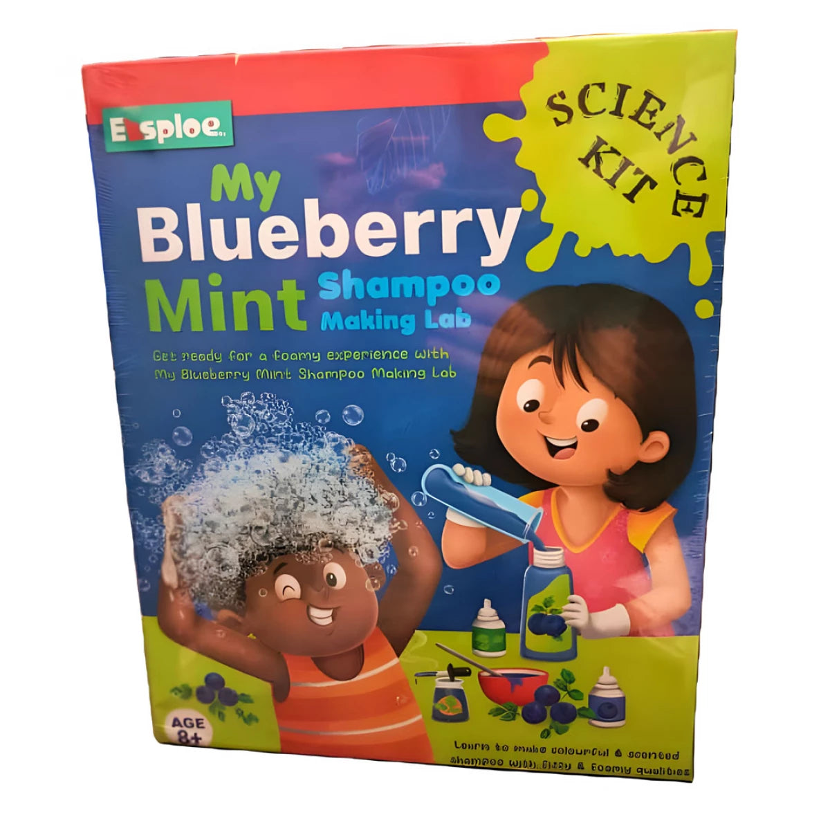 My Blueberry Mint Shampoo Making Lab