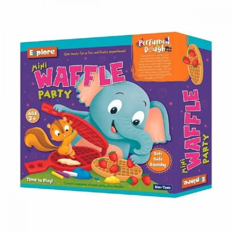 Mini Waffle Party Play Dough Set