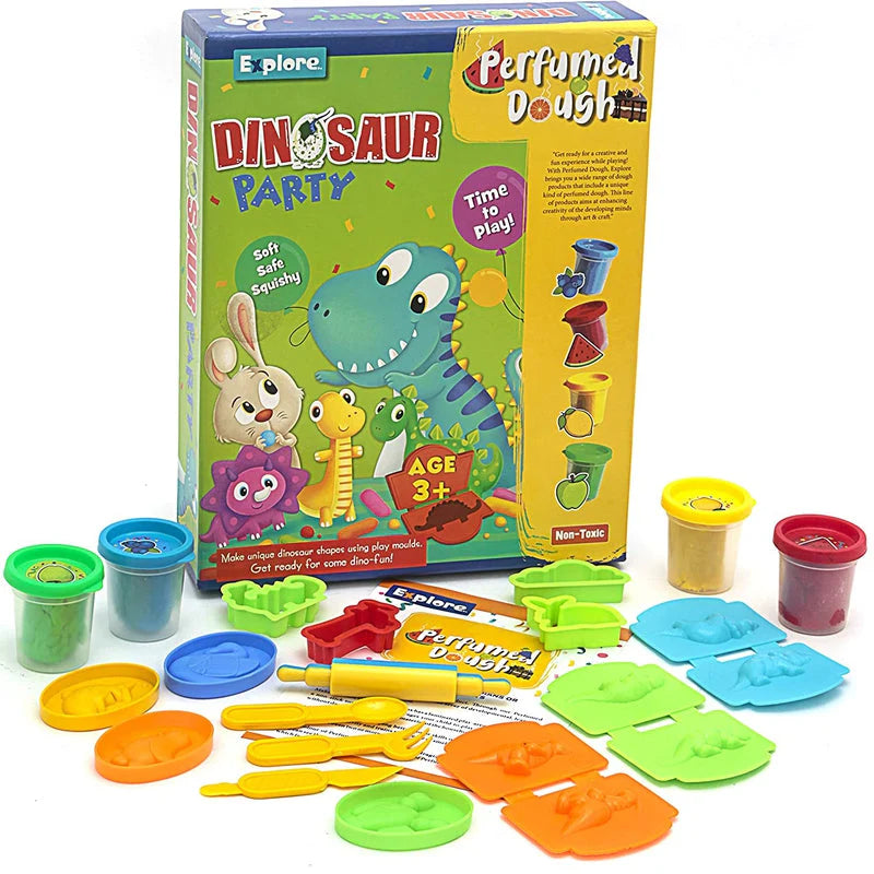 Dinosaur Party Play Dough Set