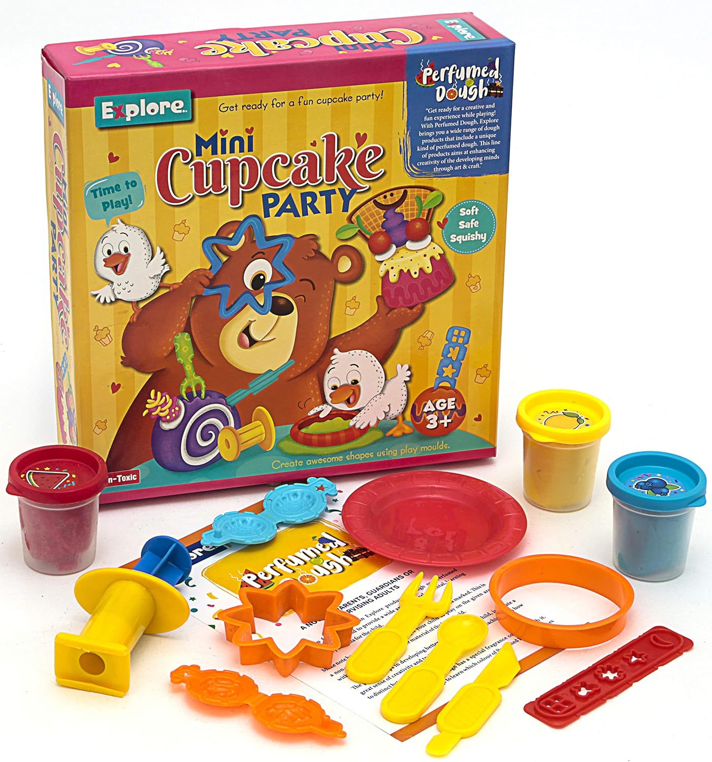 Mini CupCake Party Play Dough Set