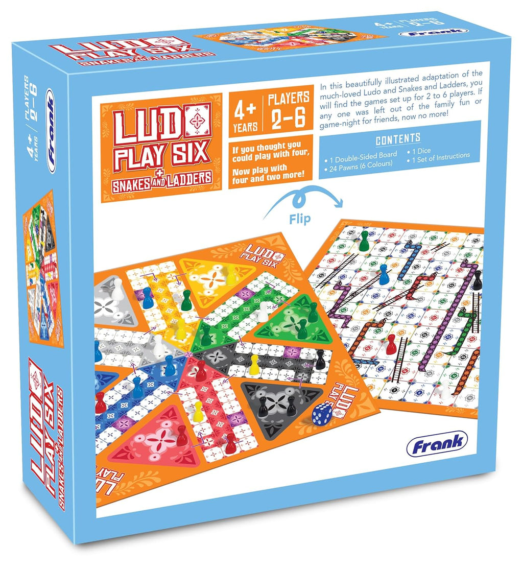 Ludo Play Six Snakes and Ladders board game