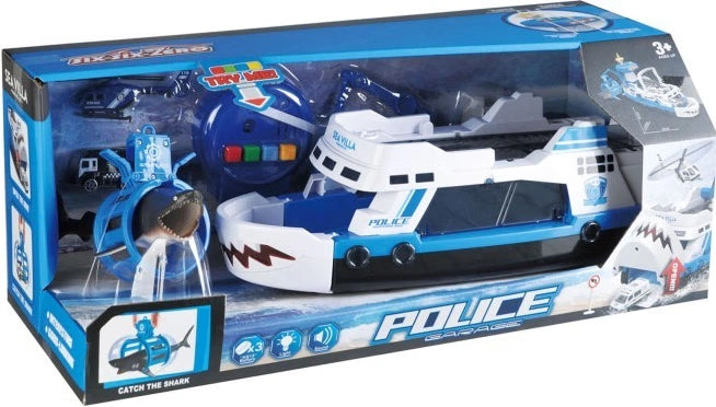 Toy Police Boat Playset