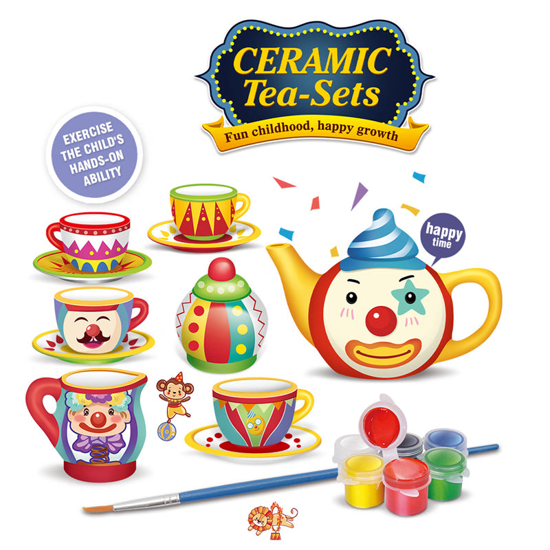 Painting Ceramic Tea Set