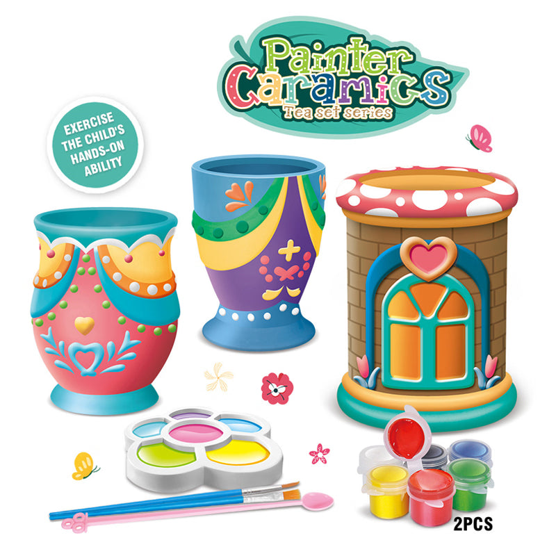 Painting Ceramic Tea Set