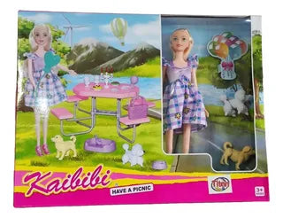 Kaibibi Doll Set With A Picnic Theme