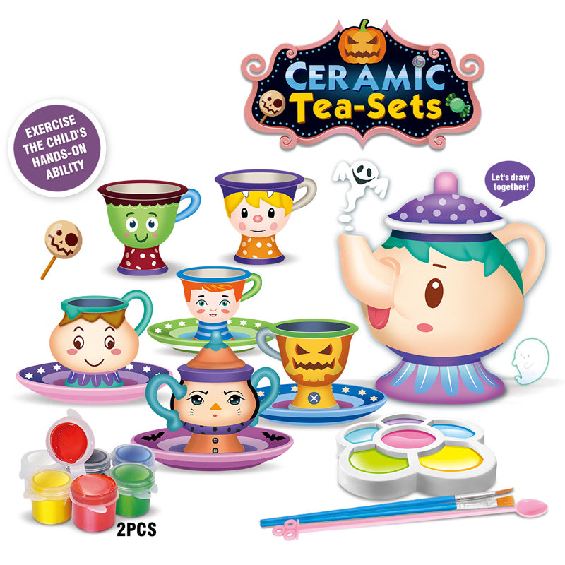 Helloween Ceramic Tea Set