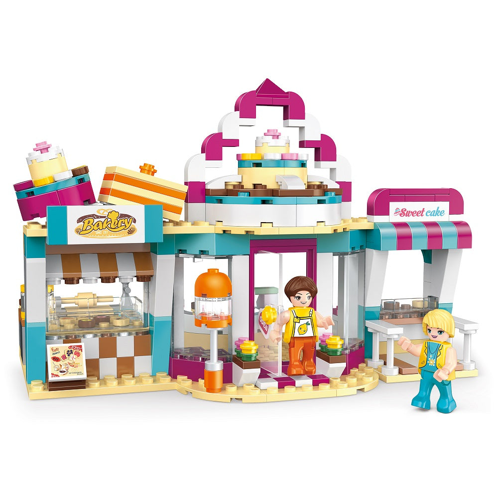 COGO Girls Bakery Store Building Block Set.