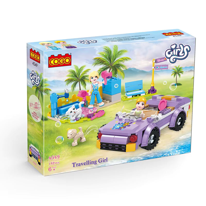 Cogo Convertible Car And Pet Bathing Pool Building Block Series