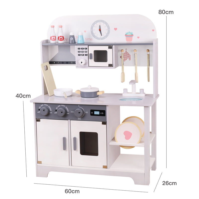 Children's Wooden Kitchen Play Set