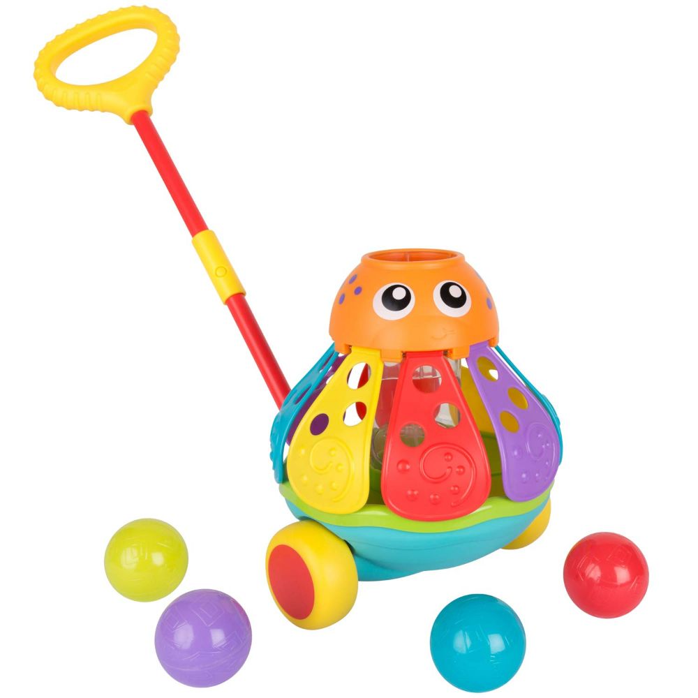 Push Along Ball Papping Octopus