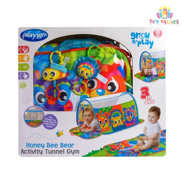 Honey Bee Bear Activity Tunnel Gym